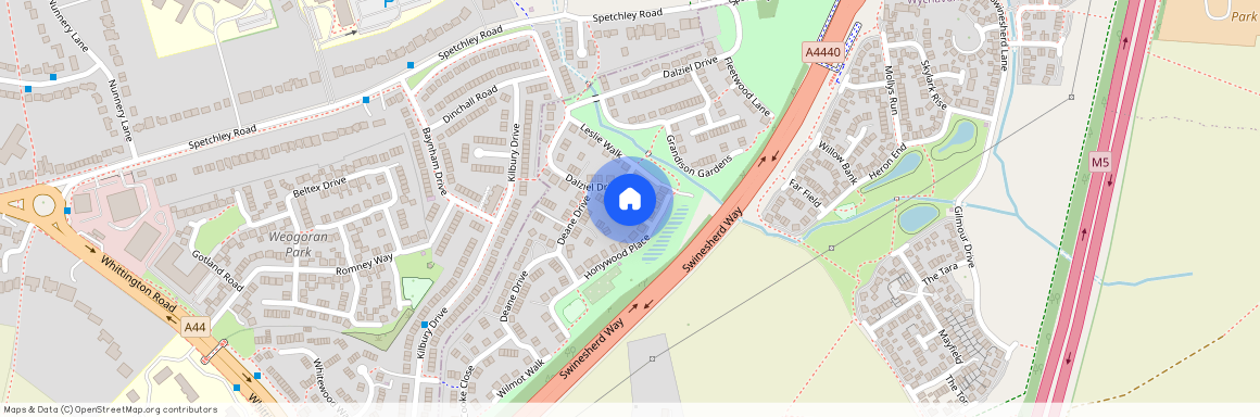 Disbrowe Drive, Whittington, Worcester, Worcestershire, WR5