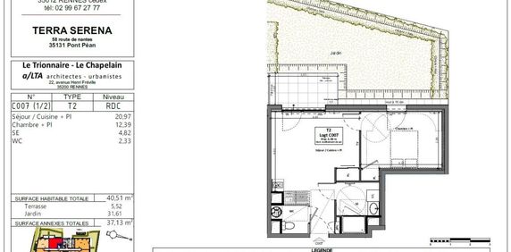 Appartement T2 à louer Pont Pean - 40 m² - Photo 2