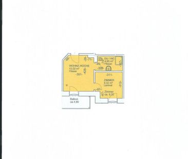 "GRÖDIG - Kleines 2 Zimmer Wohnung mit großem Balkon" - Photo 2