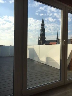 Der Beste Blick über Zwickau-Dachgeschoß-Maisonette-Wohnung im Palais am Rathaus - Foto 1