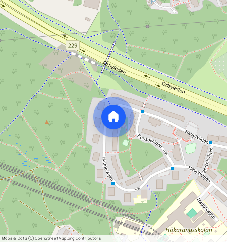 Hauptvägen **, Hökarängen