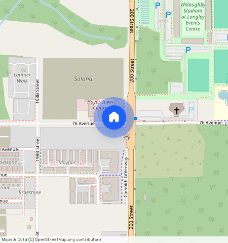 google map, Township of Langley, Township of Langley, Metro Vancouver, V2Y 3Y2