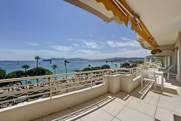 Croisette - magnifique appartement 4 pièces avec terrasse face à la mer - Photo 1