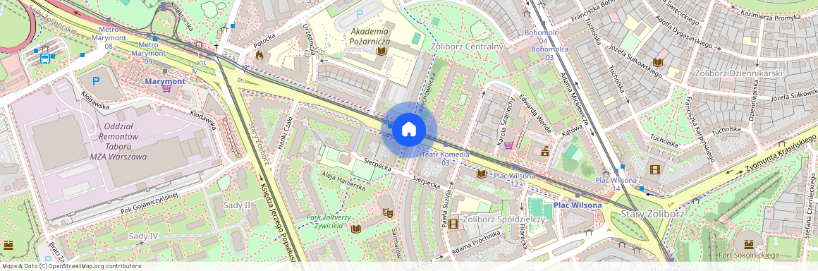 Warszawa, Żoliborz, Żoliborz, Stary, Żoliborz, Juliusza, Słowackiego