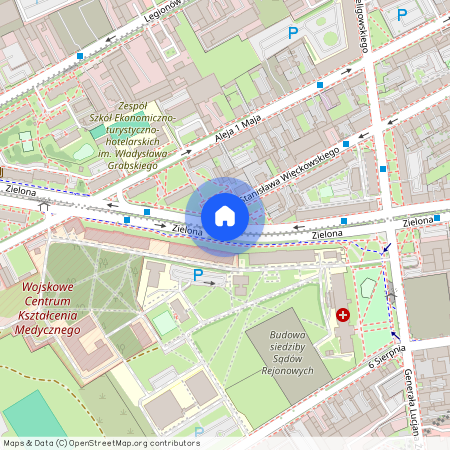 ul. Zielona, Stare Polesie, Polesie, Łódź, łódzkie