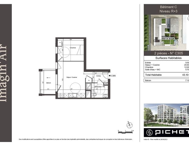 Appartement T2 Dijon à louer - Photo 1