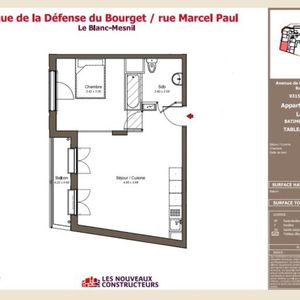 location Appartement T2 DE 42.78m² À LE BLANC MESNIL - Photo 2