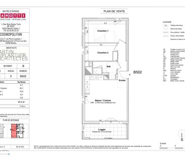 location Appartement T3 DE 67.3m² À NANTES - Photo 6