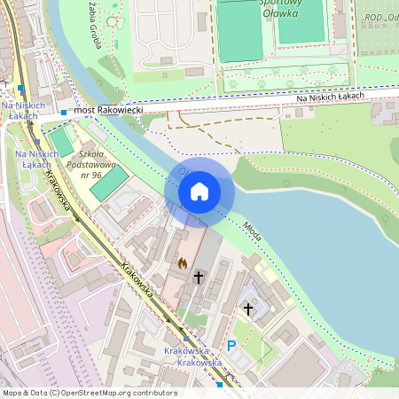 ul. Młoda, Przedmieście Oławskie, Krzyki, Wrocław, dolnośląskie