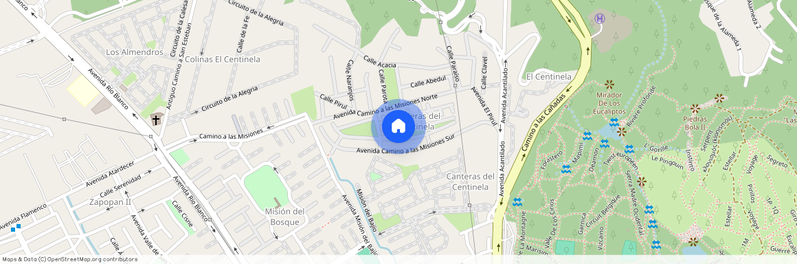 Av Paseo de la cantera, Colonia Praderas del Centinela, C.P. 45133, Jalisco