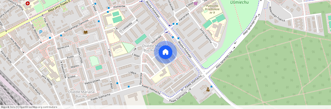 ul. Romana Dmowskiego, Śródmieście, Kędzierzyn-Koźle, kędzierzyńsko-kozielski, opolskie