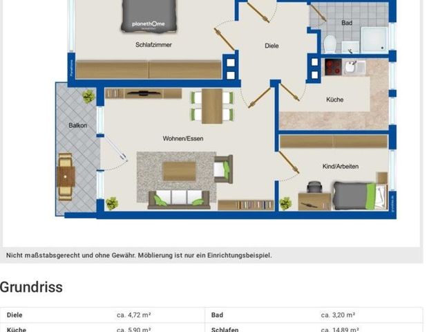 Moderne 3-Zimmer-Wohnung in Nürnberg | 1. OG | Sofort frei - Foto 1
