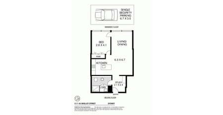 Contemporary city unfurnished aprtment in King Street Wharf - Photo 2