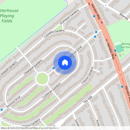 Pennine Mansions, Pennine Drive, NW2