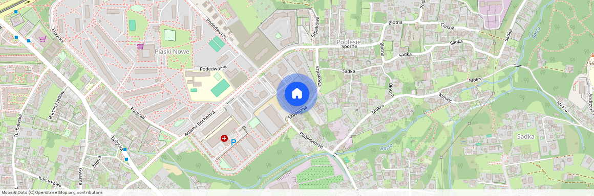 ul. Szpakowa, Piaski Wielkie, Podgórze Duchackie, Kraków, małopolskie