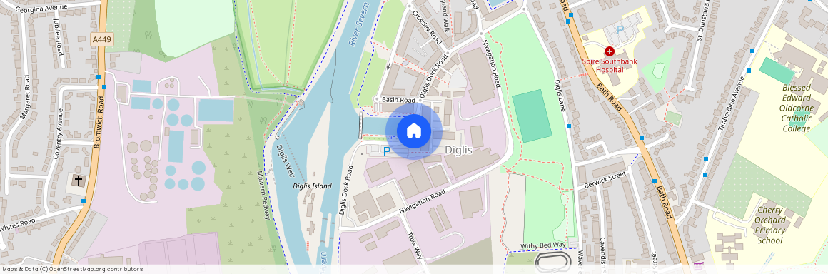 Lockwheel House, Diglis, WR5