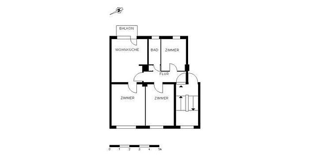 Gemütliche 2,5-Zimmer-Wohnung mit Balkon - Foto 1