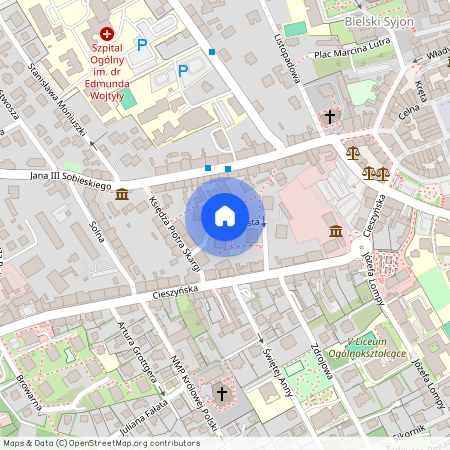 ul. Czysta, Górne Przedmieście, Bielsko-Biała, śląskie