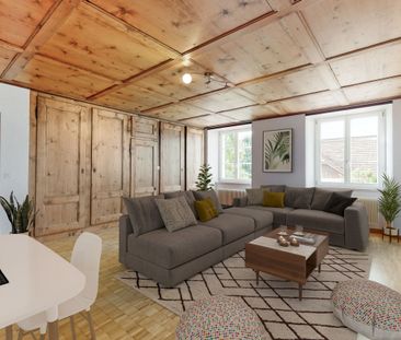 Wohnung mit Altbaucharme im Dorfzentrum von Attiswil! - Foto 2
