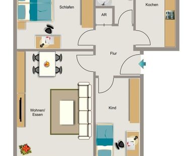 Hier ist Platz zum Wohnen - Photo 5