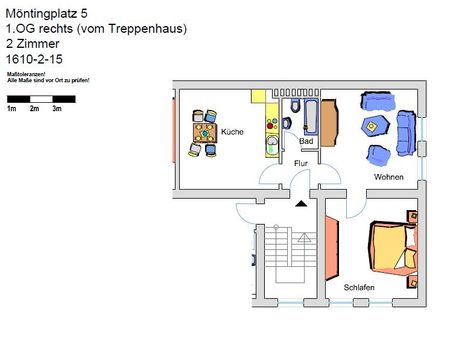 Ruhig gelegene 2,5 Raumwohnung zu vermieten! - Foto 5