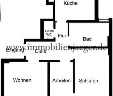 Barmbek-Süd - Fußnähe Mühlenkamp - Charmante-Altbau-Wohnung mit Hol... - Photo 3