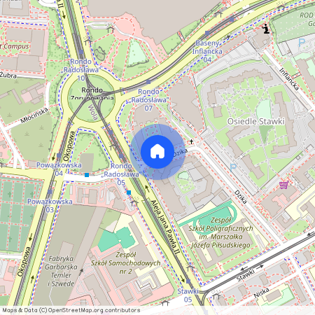Warszawa, Śródmieście, Muranów, Dzika