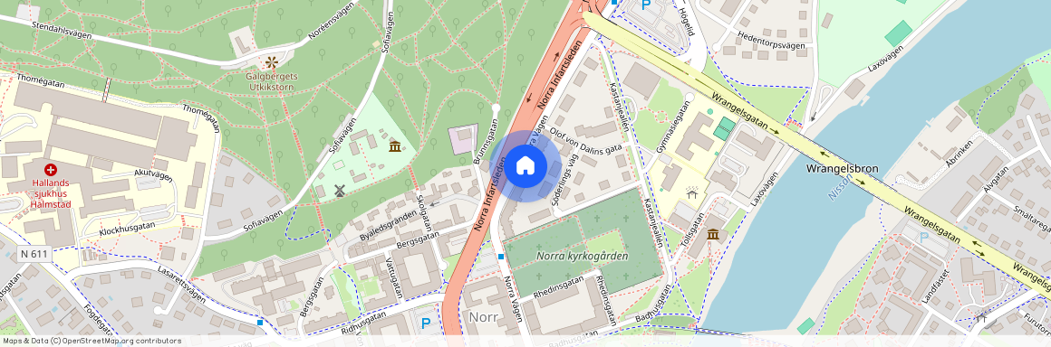 Norra Vägen, Halmstad