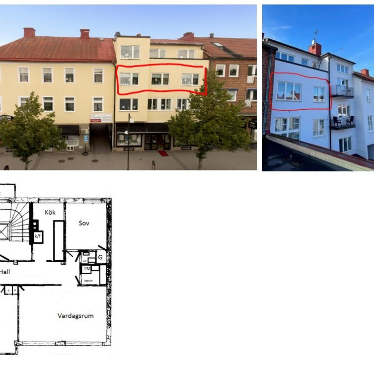 3 rok, Kungsgatan 14C, Motala - Photo 2