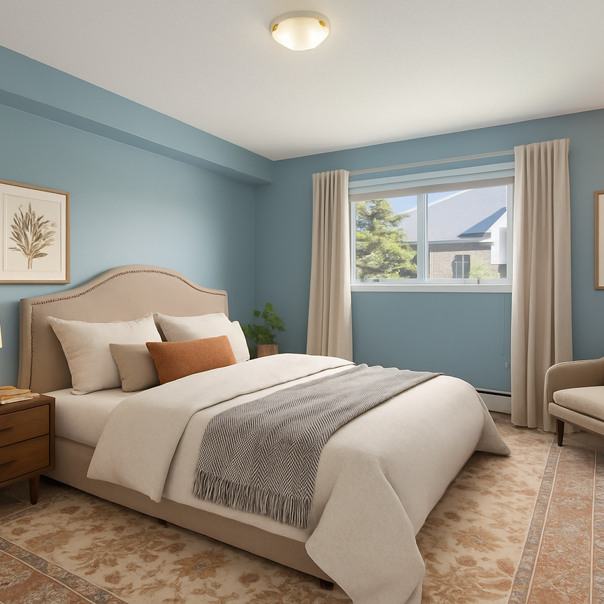 Top Floor 2 Bed Corner Suite In Mc Kenzie Towne. Heat And Water Included. Parking. - Photo 1