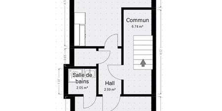 Appartement te huur in Verviers voor € 450 met 1 slaapkamer - Photo 5