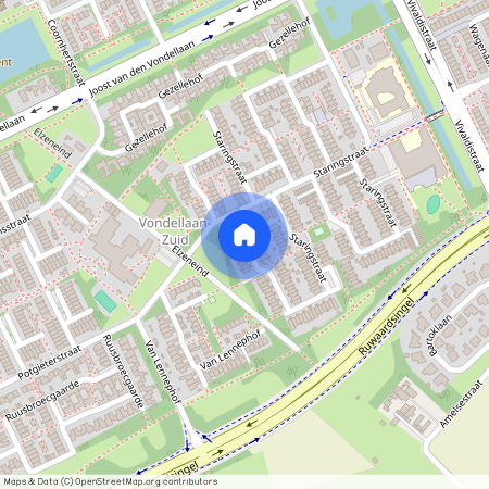 Vondellaan-Zuid, 5343 GS, Staringstraat, Oss