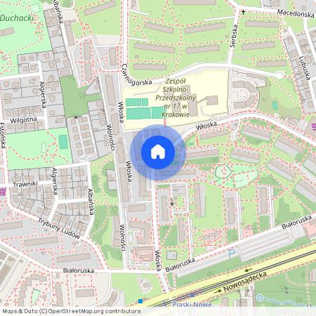 ul. Włoska, Wola Duchacka, Podgórze Duchackie, Kraków, małopolskie