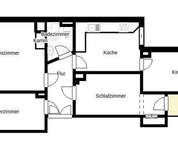 Große 4-Raum-Wohnung mit Balkon in Arnstadt Mitte - Foto 4