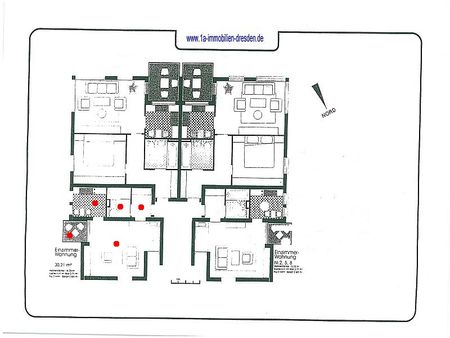 - 1 - Raumwohnung mit Balkon in Striesen fast an der Uni-Klinik, inkl. Aussenstellplatz - Photo 5