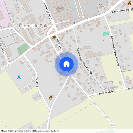 ul. Piastowska, Legnickie Pole, Legnickie Pole, legnicki, dolnośląskie