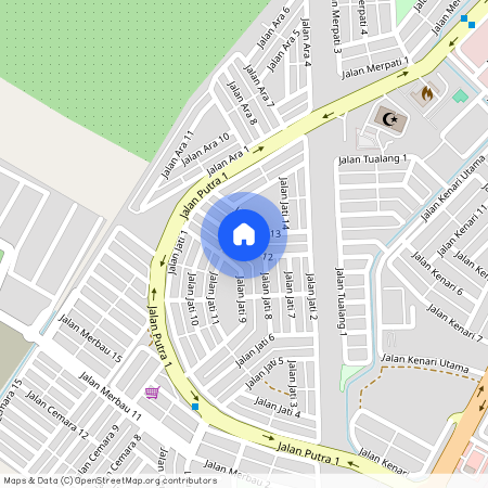Jalan Jati 12, Bandar Putra Kulai, Kulai, Johor, Malaysia