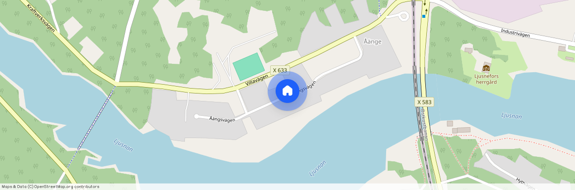 Åängsvägen, Ljusne