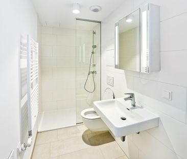 Sonnwendviertel: 1-Zimmer-Wohnung mit Balkon im 9. OG – Fitnessraum... - Foto 4