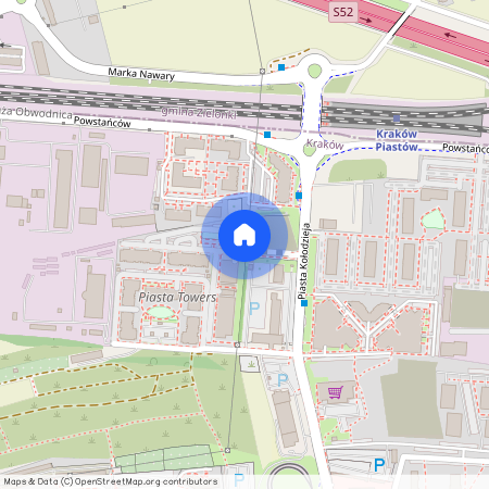 ul. Powstańców, Mistrzejowice, Mistrzejowice, Kraków, małopolskie