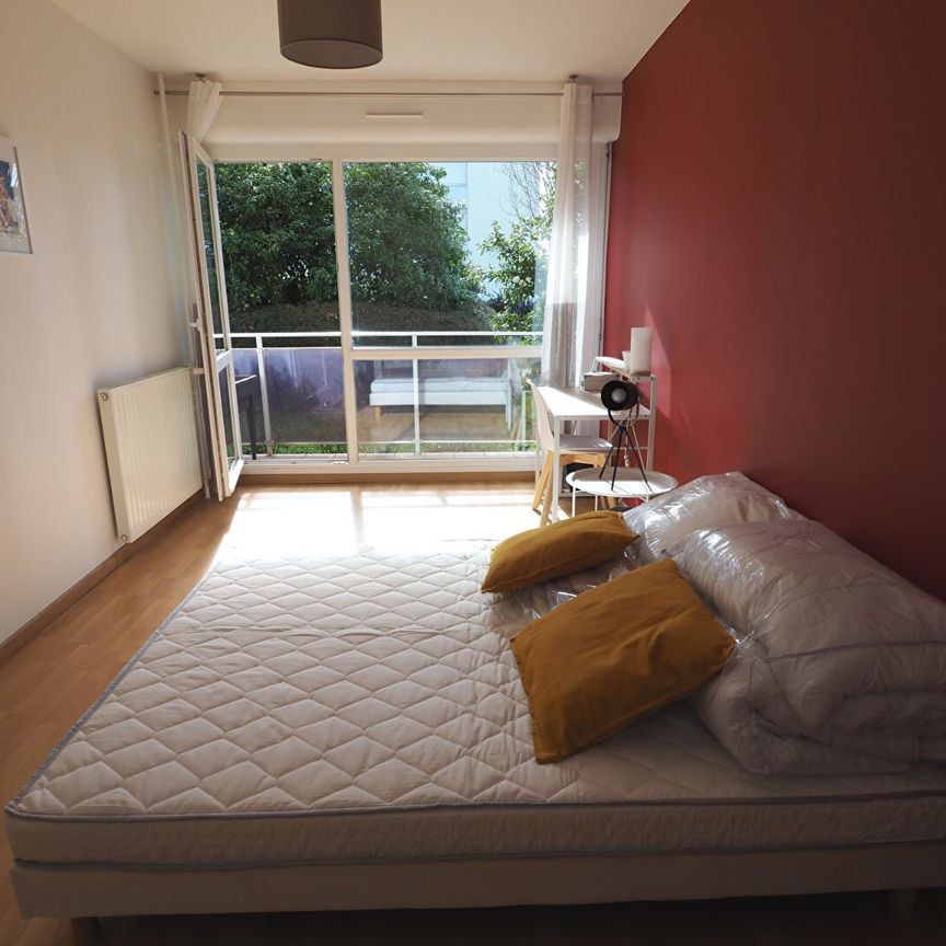Chambre en colocation - Nantes - Location Appartement nantes : 102.11 m2 - Photo 1