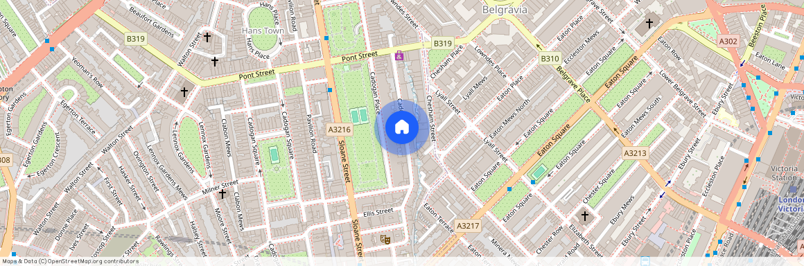 Cadogan Lane, London, SW1X