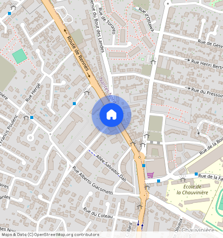 Route de Rennes, Nantes, Pays-de-la-Loire, France