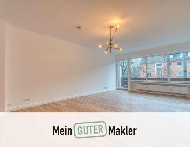 Erstbezug - Hochwertig sanierte 1-Zimmer-Wohnung mit Einbauküche, modernes Bad, Parkett & Westbalkon - Photo 1