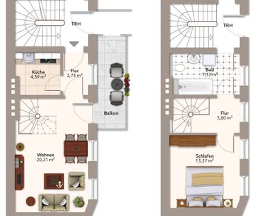 Ihr neues Zuhause: Charmante 2-Raumwohnung mit Balkon in der Magdeb... - Photo 1
