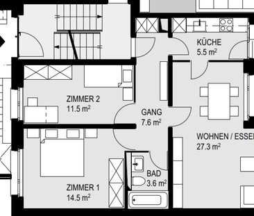 Wohnen in beliebtem Wohnquartier - Foto 4