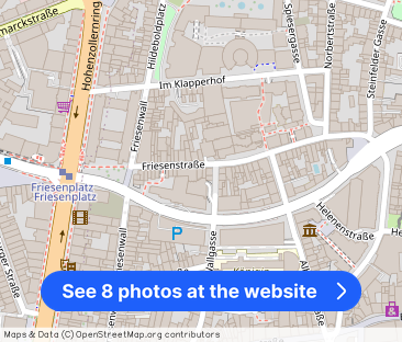 Gemütlich möbliertes Stadtapartment mit Balkon Nähe Friesenplatz un... - Photo 1