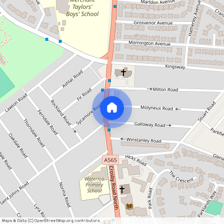 Crosby Gardens, Crosby Road North, Waterloo, Liverpool