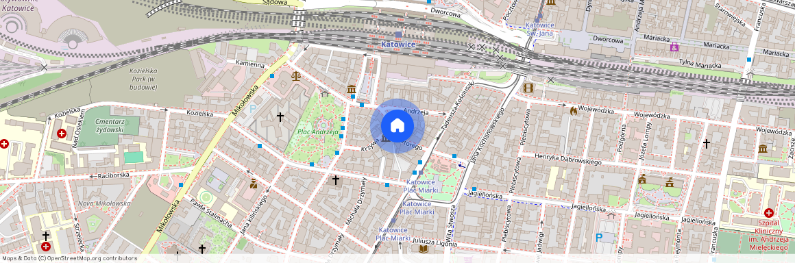 ul. Stefana Batorego, Śródmieście, Katowice, śląskie