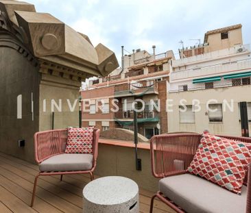 2 room luxury penthouse for rent in Barcelona, Catalonia - Photo 4